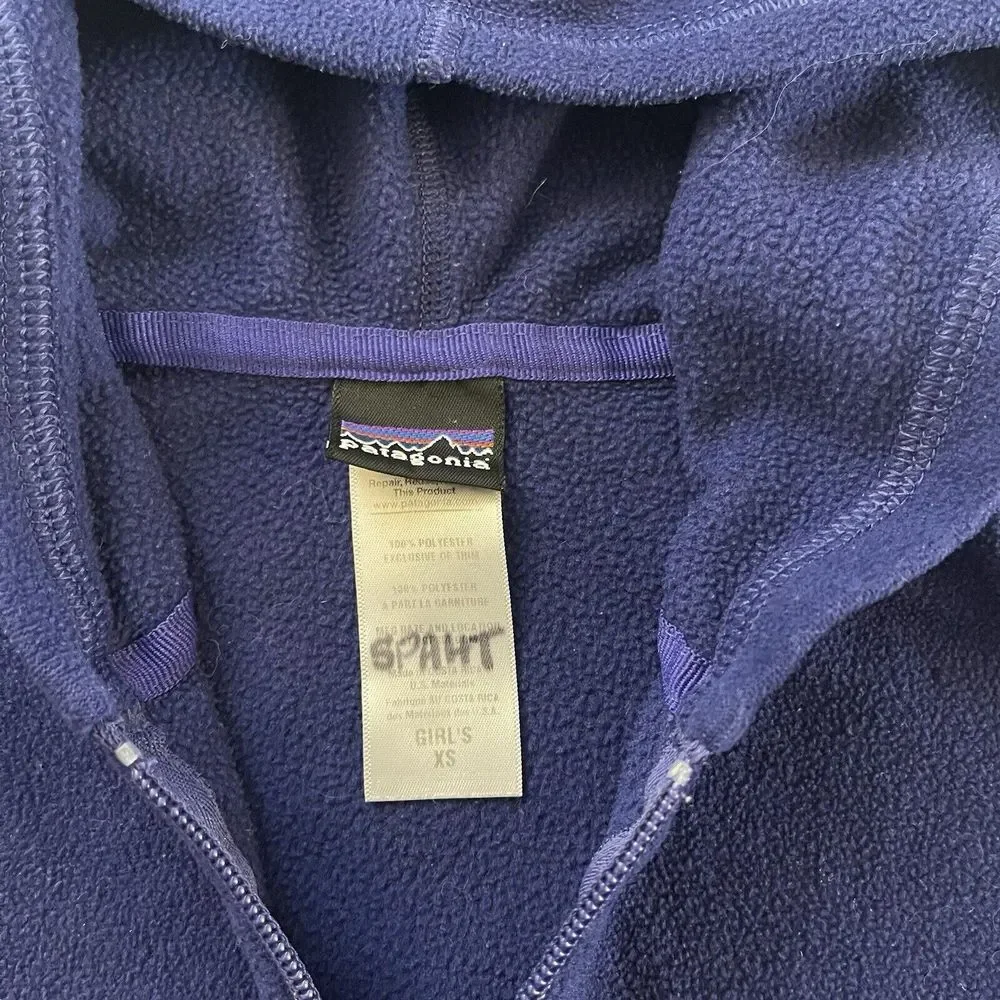 Abercrombie & Fitch Patagonia Hoodie‎ Girls Shirt Size 7/8 & XS Lot of 2